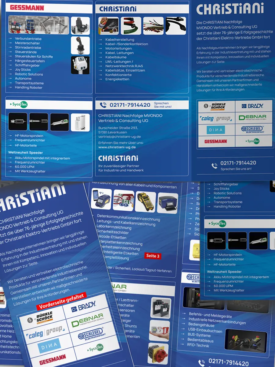Beispiel Grafikdesign Flyer
