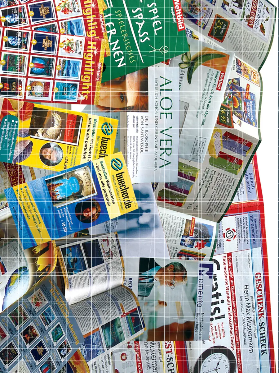 Beispiel Grafikdesign Direct-Mailings