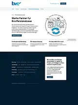 Screenshot einer Website – Beispiel mit Infografik